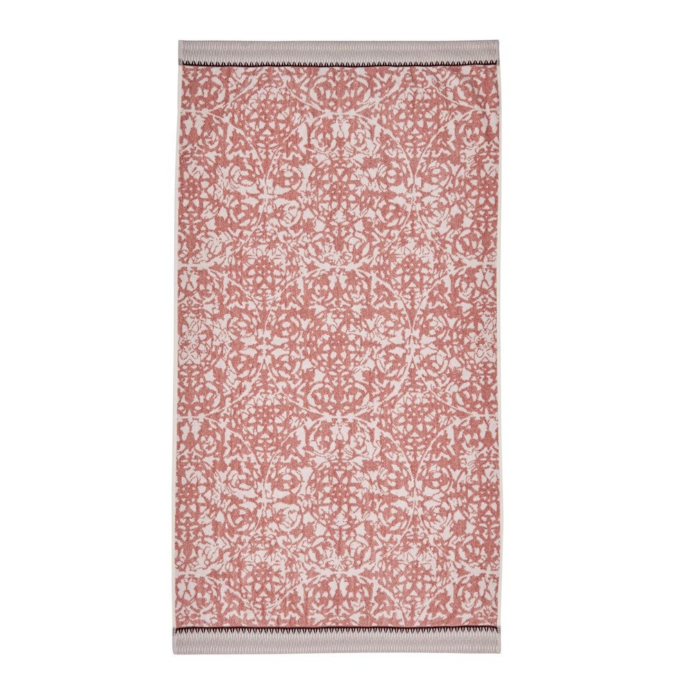 Celina Bath Mat by Bedeck of Belfast in Coral Pink